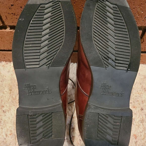 Allen Edmonds Brown Cap-Toe Oxford Lace-Up Dress Shoes Size 9 1/2 D - Picture 12 of 12